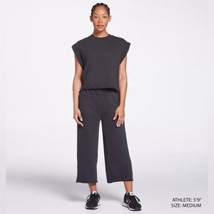 CALIA Women's Journey Wide Leg Crop Sweatpants